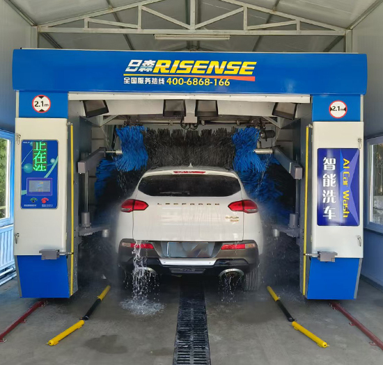 辽宁大学安装日森智能洗车机